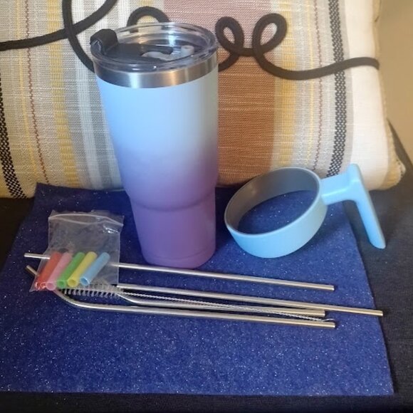 Konokyo 20 oz Travel Tumbler with Handle (Ocean Dream) - Picture 2 of 5